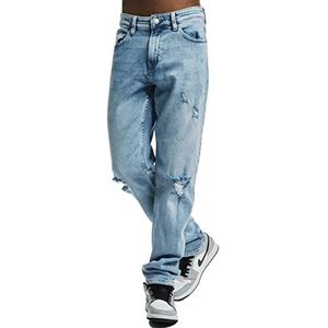 ONLY & SONS Heren Regular Fit Jeans ONSWeft Blue, Denim Blauw, 29W / 32L
