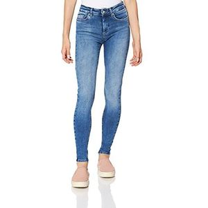 ONLY ONLBlush Life Mid Skinny Fit Jeans voor dames, Middelblauwe denim, (L) W x 32L
