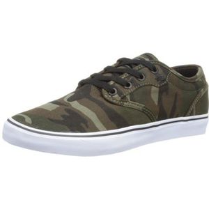Globe Motley Uniseks sneakers voor volwassenen, Green Camo 19161, 45 EU