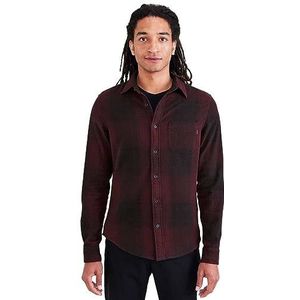 Origineel shirt Slim Slim Chromatic Flanel Black Bean L -, Chromatic Flanel Black Bean, L