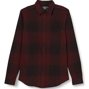 Origineel shirt Slim Slim Chromatic Flanel Black Bean L -, Chromatic Flanel Black Bean, L