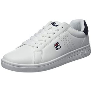 FILA Heren Crosscourt 2 F Low Sneakers, Witte Dress Blues, 45 EU