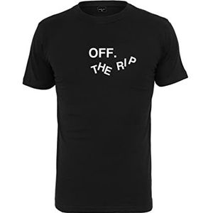 Mister Tee Men's Off The Rip Tee Black S T-Shirt, S, zwart, S