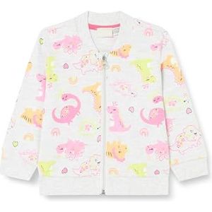 Chicco Sweatshirt met ritssluiting voor meisjes, Lichtgrijs, 3 maanden