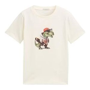 TOM TAILOR Jongens T-shirt, 12906 - Wool White, 92-98
