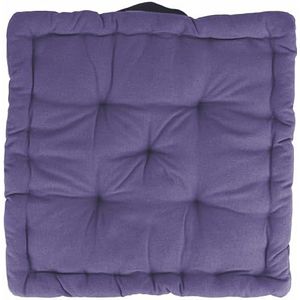 GALILEO SpA Set van 4 matraskussen voor stoel 40 x 40 x 8 cm, violet, Sibilla