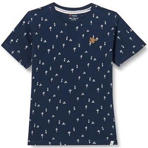 Noppies T-shirt voor jongens en jongens met korte mouwen, all-over print, Total Eclipse - N185, 110 cm