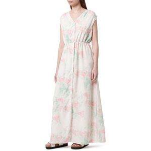 LOMASI Dames maxi-jurk met allover-print 19322912-LO01, roze mint, S, Maxi-jurk met allover-print, S