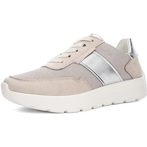 ara Dames New York sneakers, shell, zilver, 43 EU breed, Shell zilver, 43 EU Breed