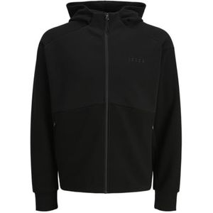 JACK & JONES Heren Jcopacer Sweat High Neck Zip Hood, zwart, XXL