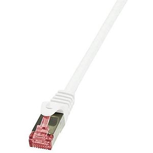 LogiLink CQ2102S LogiLink Cat 6 S/FTP PrimeLine patchkabel, 15 meter lengte, Grijs, Grijs, 15 meter lengte