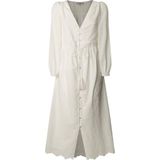 Pepe Jeans - Witte Zomerjurk - Bohemian - Lichtgewicht Stof