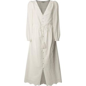 Pepe Jeans - Witte Zomerjurk - Bohemian - Lichtgewicht Stof