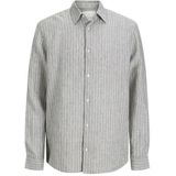 Jack & Jones - Jprcclawrence Linen L/S - T-shirt - Klaver met vier bladeren - Heren