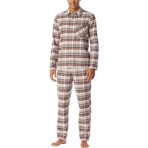 Schiesser - Xmas Family - Pyjamaset - Multi - Lang - Geborsteld Flanel