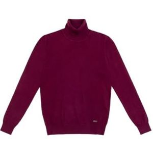 GIANNI LUPO T-shirt met hoge kraag GL33500-F24, bordeaux., XS