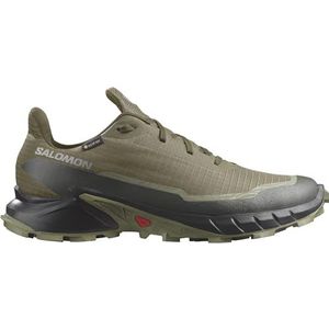 Salomon ALPHACROSS 5 GORE-TEX wandelschoen heren, Olive Night / Black / Deep Lichen Green, 49 1/3 EU