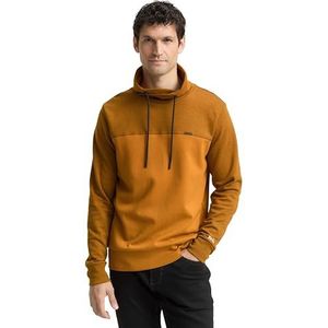 TOM TAILOR Sweatshirt voor heren, 39295 - Peanut Navy Fine Stripe, XL