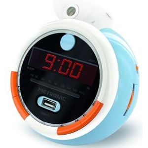 Metronic Wekkerradio Projectie Plafond, De Kleine Prins - Blauw, Normaal