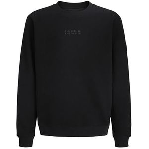 JACK & JONES Jcopoint Sweat Badge Crew Neck Bf Mni, zwart, 116