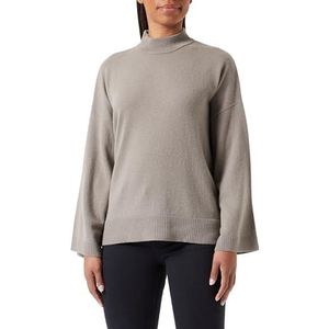 KAFFE Damestrui, turtleneck losse pasvorm, brede mouwen, rib gebreide randen, Brindle Melange, L