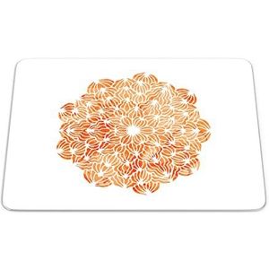Questo Casa, Rechthoek digitaal bedrukte muismat, antislip onderkant, voor kantoor en thuis, afmetingen: 22x18 cm