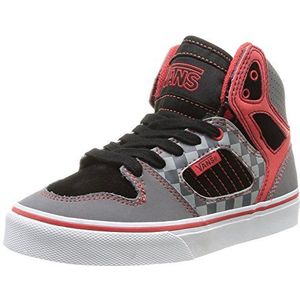 Vans Allred, Unisex-Childs' High-Top Trainers, Pewter Red White, 29 EU