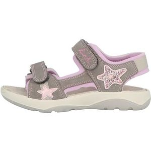 Lurchi Jongensmeisje 74L2003014 Sandaal, Grijs, 6 UK Kind, Grijs, 6 UK Child