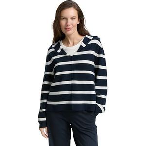 Tom Tailor - 1047692 - Trui - Gestreept - V-hals - Regular Fit