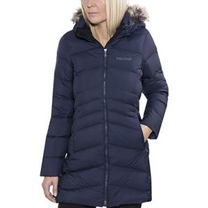 Marmot Dames Wm's Montreal Coat, Lichte donsjas, 700s Fill-Power, warme parka, stijlvolle winterjas, waterafstotend, winddicht, Midnight Navy, XL