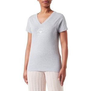 Emporio Armani Iconisch Stretch Katoenen Logoband Loungewear T-shirt, lichtgrijs Melange, M