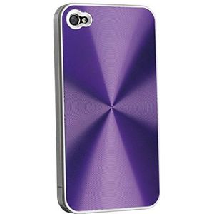 Cellular Line beschermhoes voor iPhone 4, disco motief, incl. displaybeschermfolie, reinigingsdoek, violet