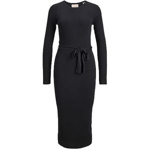 Bestseller A/S JXMARGOT Ribbed Dress Knit NOOS jurk, zwart, XS, Schwarz, XS