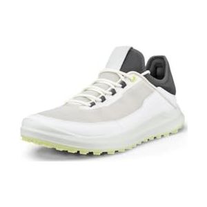 ECCO Heren 2024 M Core gewatteerde lichtgewicht ademende spikeless golfschoenen, Wit, 45 EU