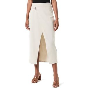 VERO MODA Vmclover Hw 7/8 Wrap Rok, Zilvervoering., L