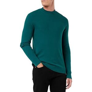 TOM TAILOR Uomini Gebreide trui met ronde hals 1032286, 30062 - Rough Green, XXL