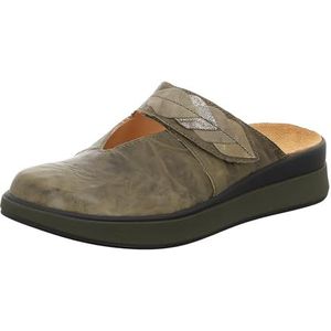 THINK! Dames Meggie lederen voering huisschoen, mos/combi 7000, 38 EU, mos combi 7000, 38 EU