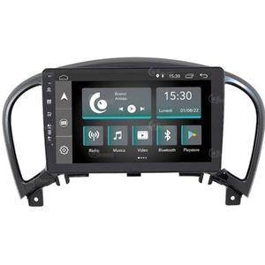 Specifieke autoradio voor Nissan Juke (mit Navigation und Rückfahrkamera mit 360°-Ansicht) Android GPS Bluetooth WiFi USB DAB+ Touchscreen 9"" 4core Carplay AndroidAuto