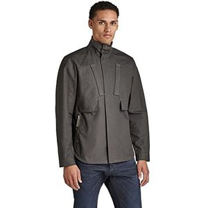 G-STAR RAW Heren Utility Zip Overshirt Jacket, Grijs (cloack D213-5812), M