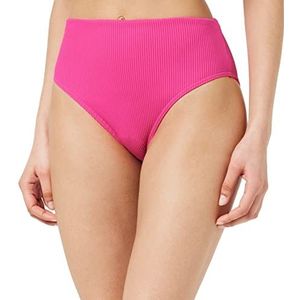 PUMA Dames High Waist Brief Bikini Bottoms, Neon Pink, XS, neonroze, XS
