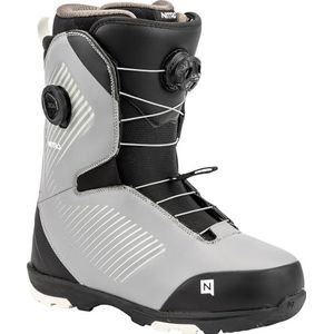 Nitro Heren Club Boa Dual All Mountain Freeride Freestyle Snelvetersysteem Boot Snowboardboot, Charcoal-Black, 27