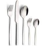 Echtwerk Tafelbestek Positano Silver Edition, 30-delig, voor 6 personen, 18/10 hoogglanzend, roestvrij staal, hoogwaardige bestekset, voor eettafel, tafeldecoratie voor bruiloften, incl.