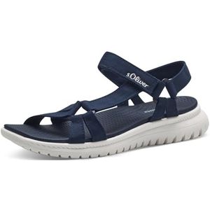 s.Oliver 5-28603-42 Damessandalen, Donkerblauw, 36 EU