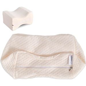 Kniekussenhoes 10 ""x 8"" x 6,3"", vervangende been kussensloop, katoenen kussensloop van toepassing op traagschuim kniekussen van ZOAN