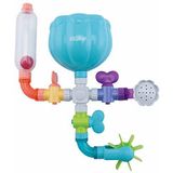Nuby - Badspeelgoed ""Crazy Waterworks"" - Badspeelgoed voor kinderen - Interactief water speelgoed voor het bad - Met zuignappen - Aqua - Zonder BPA - 18+ maanden