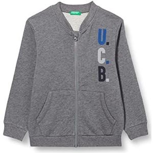 United Colors of Benetton Jas M/L 3J70G500S Cardigan-pullover, grijs 507, 90 kinderen