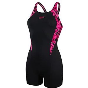 Speedo Hyperboom Splice Legsuit voor dames, sneldrogend, training, fitness, chloorbestendig, zwempak (1 stuks)