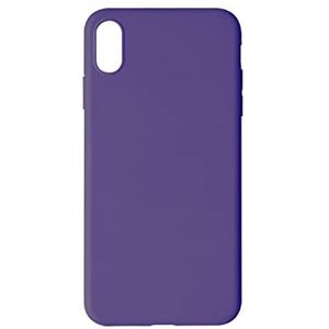 FEFLO iPhone XS beschermhoes valbescherming anti-slip zachte TPU kunststof melkachtig telefoonhoes ultradunne (Purple)