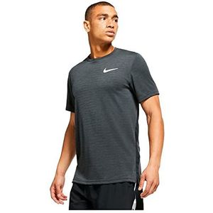 Nike Jongens Hyper Dry Veneer T-shirt, zwart/ijzergrijs/Htr/wit, M