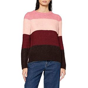 VERO MODA Dames Vmisabella Ls O-Neck Blok Blouse Boo Pullover